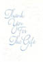 notas personales: thank you for the gift