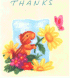 notas personales: thanks - squirrel holding a flower